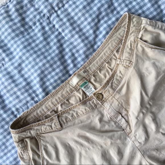 Western high rise khaki distressed shorts size 16 - Picture 8 of 8